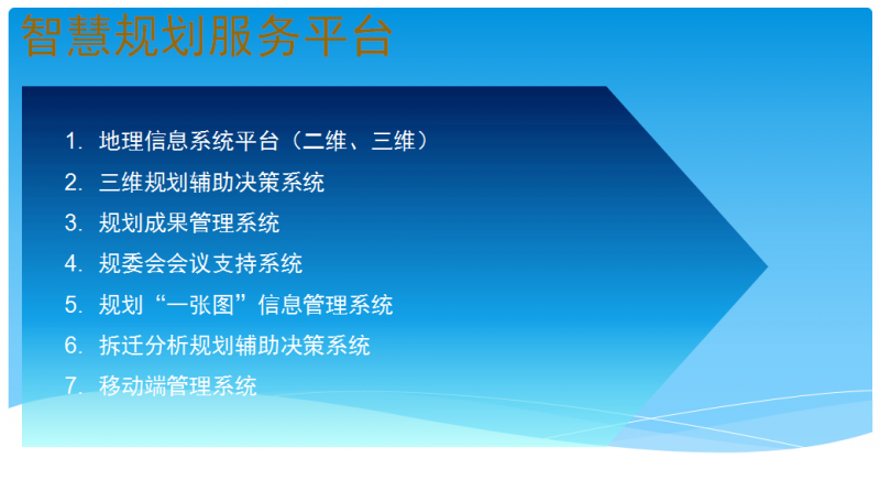 智慧規(guī)劃服務(wù)平臺(tái)